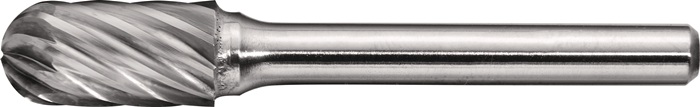 Frässtift WRC INOX D.10mm Kopf-L.20mm Schaft-D.6mm HM Verz.Normal,fein TECWERK