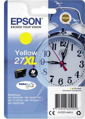 Epson Tintenpatrone C13T27144012 27XL 1.100Seiten 10,4ml gelb