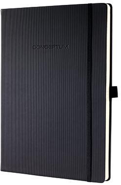 SIGEL Notizbuch Conceptum CO116 DIN A4+ Hardcover 194S. liniert sw