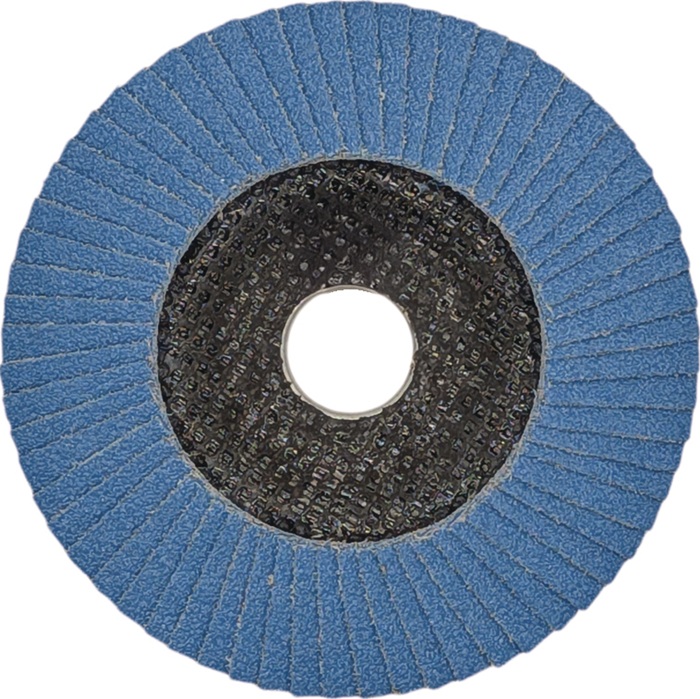 Fächerscheibe Action D.125mm K.60 kon.Stahl/Edelstahl Zirkon