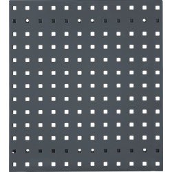 Lochplatte B450xL500mm grau RASTERPLAN