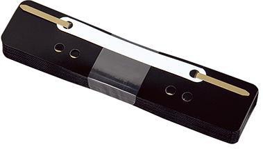Soennecken Heftstreifen 3177 kurz Kunststoffdeckl. sw 25 St./Pack.