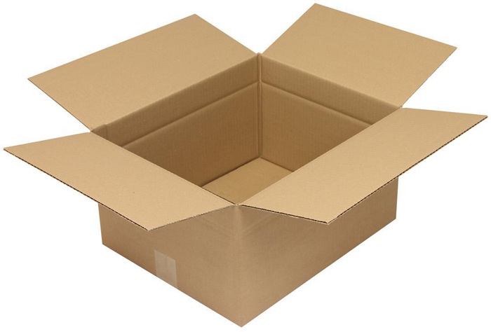 Faltkarton 1-wellig Maße 400x330x220mm Qualität 1.30 C braun TRANSPAK