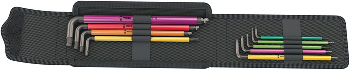Winkelschraubendrehersatz Bicycle Set 4 9-tlg.Textiltasche SW 2-8mm T10/T25 WERA
