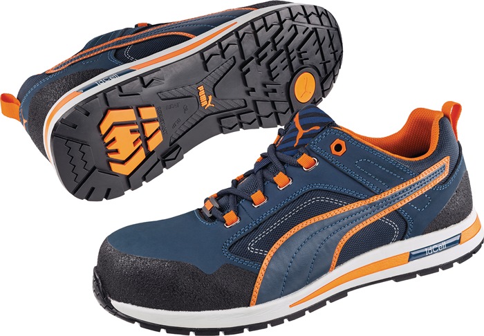 Sicherheitsschuh Crosstwist LOW Gr.40 W.11 blau/orange S3S ESD HRO SR