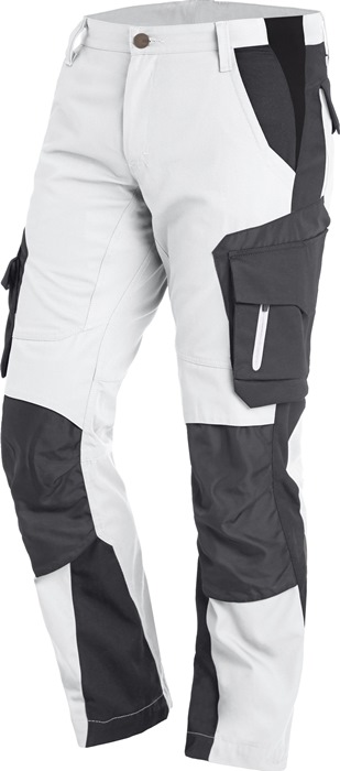 Arbeitshose FLORIAN Gr.54 weiß/anthrazit FHB