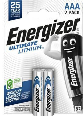 Energizer Batterie Ultimate Lithium 639170 AAA Micro L92 2 St./Pack.