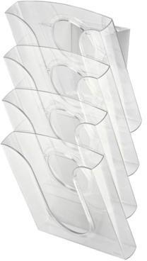 Leitz Prospekthalter 54000002 PS glasklar 4 St./Pack.