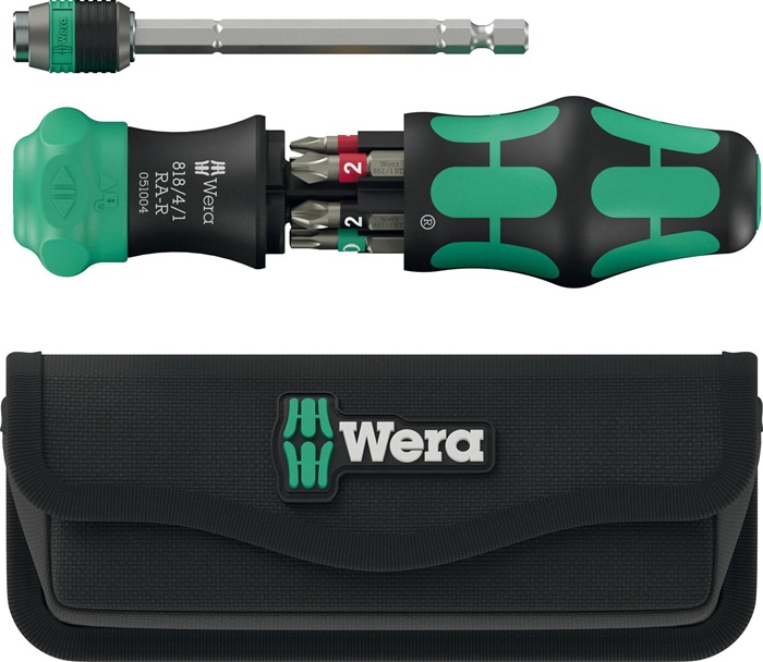 Magazinbithalter Kraftform Kompakt 20 RA-R 6-tlg.m.Tasche WERA