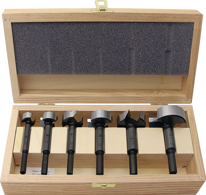 Forstnerbohrersatz Type 0317 6-tlg.D.20,25,30,35,40,50mm FISCH-TOOLS