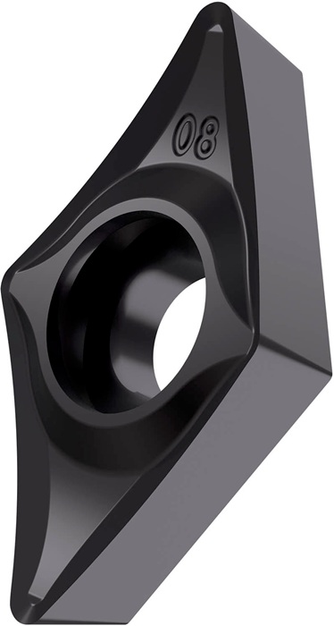 Drehwendeschneidplatte ISO DCGT 070202E-SF3:T6310 D. 2,8mm PVD beschichtet