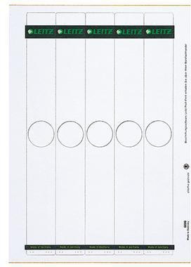 Leitz Ordneretikett 60990085 lang schmal Papier grau 125 St./Pack.