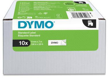 DYMO Schriftbandkassette D1 2093096 9mmx7m sw auf ws 10St.