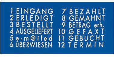 COLOP Datumstempel mini info-dater S120/WD 1453100200 blau/grau