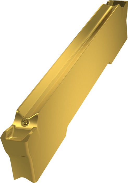 Wendeschneidplatte ISO GL2-D200M02-PR:G8330 Breite 2mm PVD beschichtet Gold