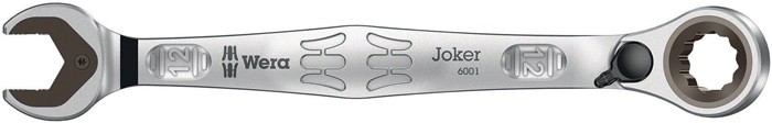 Maulringratschenschlüssel Joker SW 12mm L.171mm umschaltbar,Rings.15Grad WERA