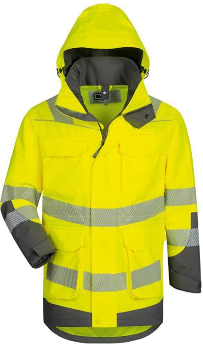 Warnschutzparka ARWID Gr.XXXL gelb/grau ELYSEE