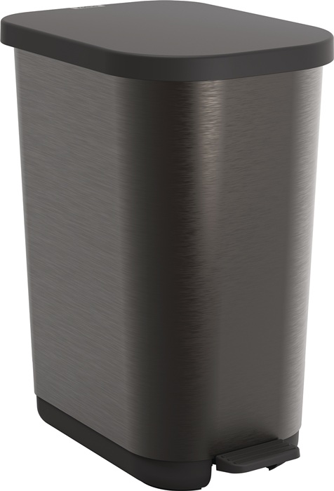 Tretabfallsammler RIBO 35l H513xT285mm Ku.graphit ROTHO