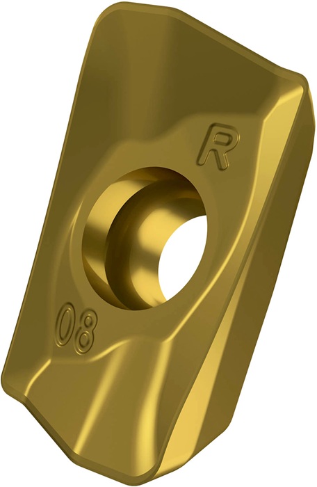 Fräswendeschneidplatte ISO ADMX 11T316PR-R:M8330 D.2,9mm PVD beschichtet Gold