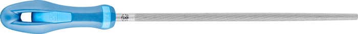 Werkstattfeile DIN 7261 L.250mm Q.9,5mm Hieb 1 Rund 2K-Ergo PFERD