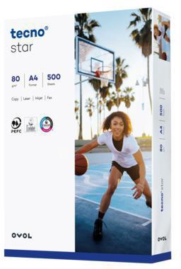 inapa tecno Kopierpapier Star 2100011527 A4 500 Bl./Pack.