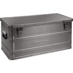 Aluminiumbox L780xB380xH380mm 90l m.Klappverschluss u.Zylinderschl.TECWERK