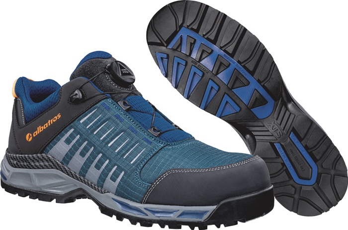 Sicherheitsschuh ANTELAO QL LOW Gr.42 W.11 blau S3S ESD FO HRO SR