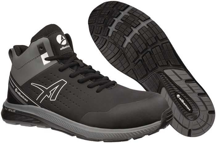 Sicherheitsstiefel Vigor 2 Impulse Black Mid Gr.43 W.11 grau S3S ESD FO HRO SR