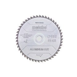 Kreissägeblatt D165xDicke1,2xBohrung20mm FZ/TR Z. 48 Spanwinkel 5Grad Metabo