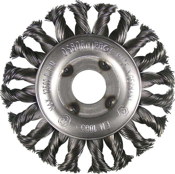 Rundbürste D.125mm Drahtstärke 0,35mm STA 13mm