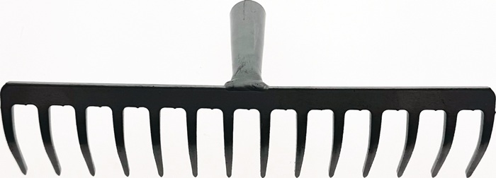 Gartenrechen Arbeits-B.355mm Zinken-L.70mm 14 Zinken o.Stiel KRUMPHOLZ