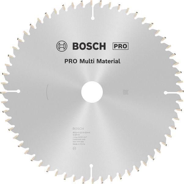 Kreissägeblatt AD 254mm Z.60 HLTCG Bohr.30mm Schnitt-B.3,2mm HM BOSCH
