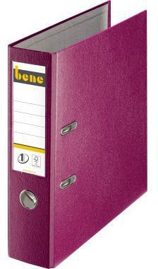 Bene Ordner 291400 BRO DIN A4 80mm PP brombeer