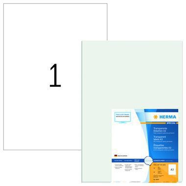HERMA Etikett Premium 8694 297x420mm transparent 50 St./Pack.
