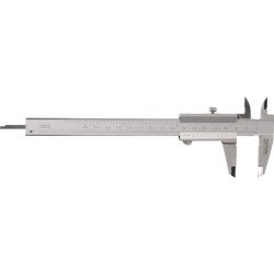Taschenmessschieber DIN 862 150mm m.Schr.eck.f.Linkshänder TECWERK