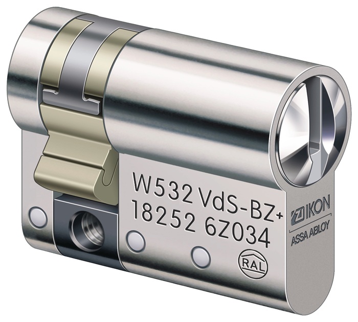 Profilhalbzylinder W532 30/10mm Anz.Schlüssel:3 Sperrschließung ASSA ABLOY