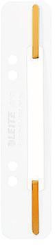 Leitz Heftstreifen kurz 37100001 35x158mm PP ws 25 St./Pack.