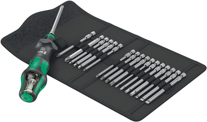 Bitsortiment KK Turbo Imperial 1 19-tlg.Schlitz/PH/TORX®/6Kt./4Kt.WERA