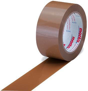 Klebeband monta 124 Breite stark 50mm Länge 66m 65µ PVC transparent leise MONTA