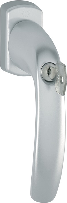 Fenstergriff NY 0810S/U10 Alu.F1/naturf.32mm abschl.HOPPE