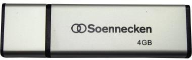 Soennecken USB-Stick 71616 2.0 4GB schwarz/silber