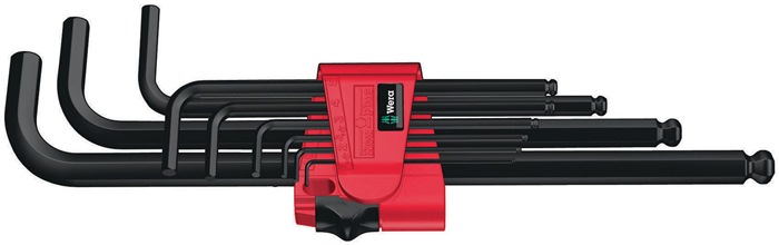 Winkelschraubendrehersatz 950 PKL/9 BM N 9-tlg.Ku.-Halter SW 1,5-10mm
