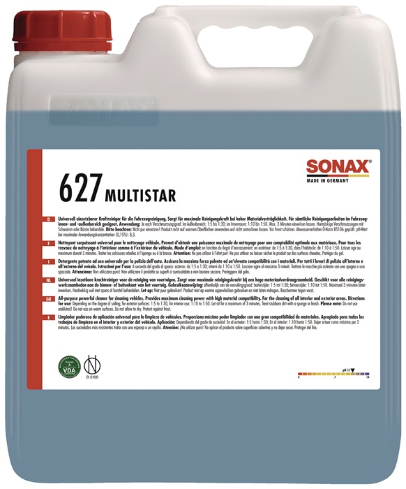 Kraftreiniger SX MultiStar 10l Konzentrat Kanister SONAX