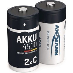Akkuzelle maxE 1,2 V 4500 mAh R14-C-Baby HR14 2 2St./Blister ANSMANN