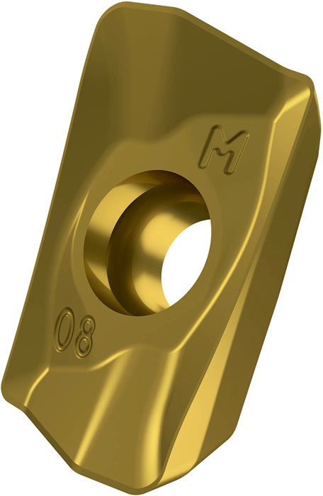 Fräswendeschneidplatte ISO ADMX 11T304SR-M:M8330 D.2,9mm PVD beschichtet Gold