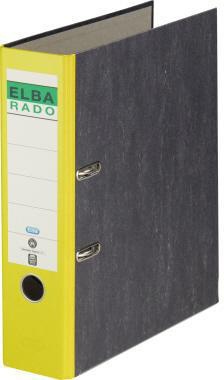 ELBA Ordner ELBArado 100022600 DIN A4 80mm Pappe gelb