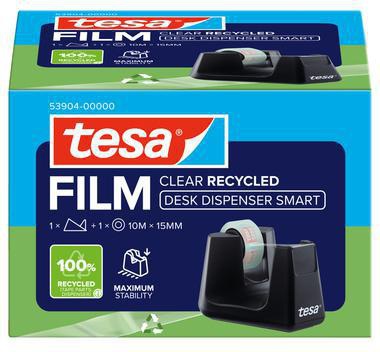tesa Tischabroller ecoLogo Smart 53904-00000 schwarz +Klebefilm