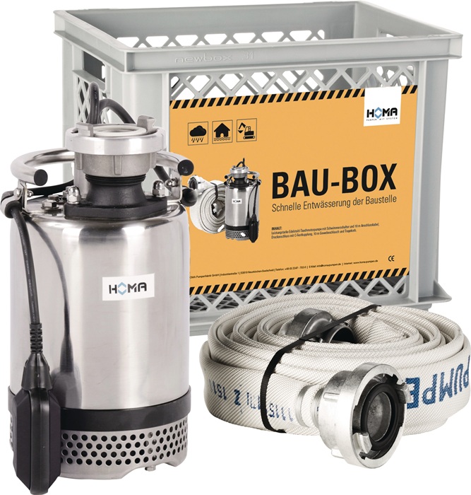 Bau-Box HBP503WA 15,5 m³/h 12m 0,4 kW HOMA