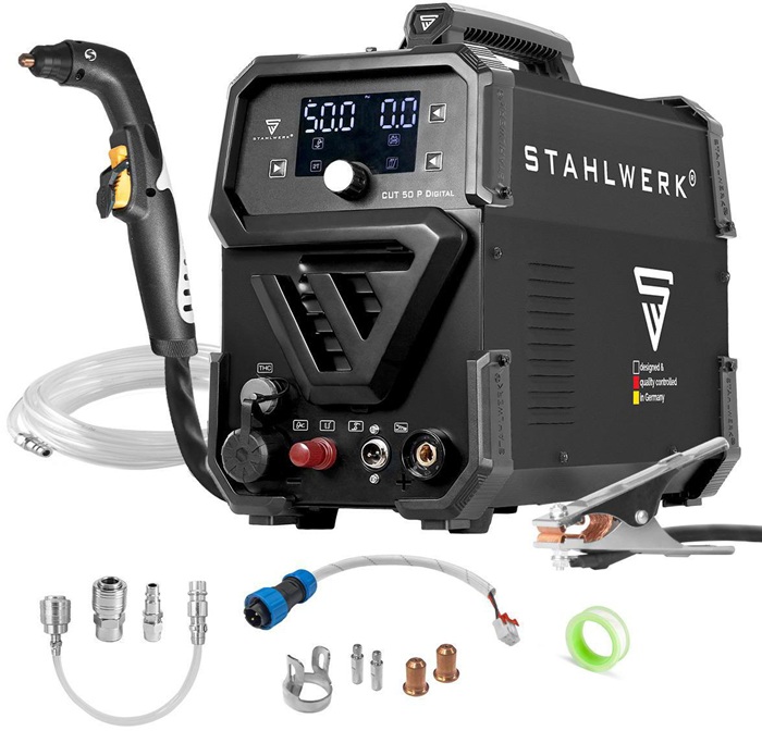 Plasmaschneider CUT 50 Pro Digital Einzelgerät m.Zub.STAHLWERK