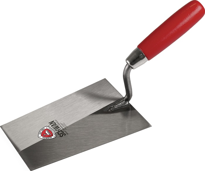 Tiroler Maurerkelle L.295mm B.115mm Holzheft,S-Hals rostfr.Stahl SCHWAN